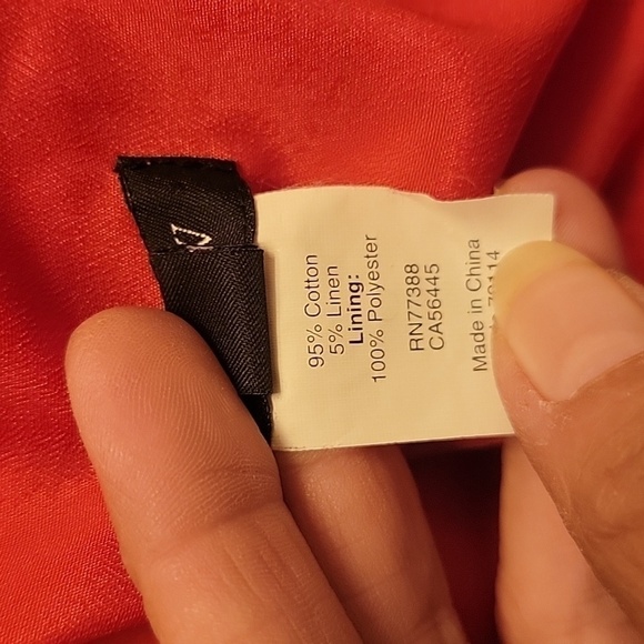 J Crew, Size 4 Elinor Dress, Orange / Reddish Poppy Color.  Sleeveless. EUC! - Picture 7 of 15